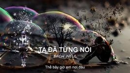 MV Ta Đã Từng Nói (Lyric Video) - Bách Neul