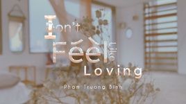 MV I Don't Feel Like Loving - Phạm Trương Bình