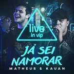 Já Sei Namorar (VIP Studio Session) (Single) - ANALAGA, Matheus & Kauan