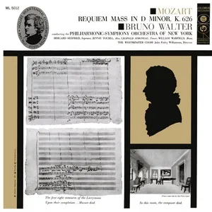 Mozart: Requiem Mass In D Minor, K. 626 (Remastered) - Bruno Walter, Westminster Choir, New York Philharmonic Orchestra, V.A