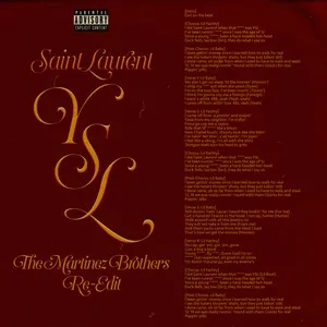 SaintLaurentYSL (The Martinez Brothers Re-edit) (Single) - Lil Yachty