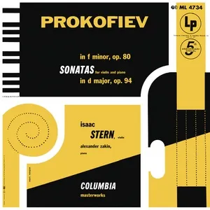 Prokofiev: Sonata in F Minor, Op. 80  Sonata in D Major, Op. 94 - Isaac Stern
