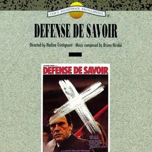 Defense de savoir (Original Motion Picture Soundtrack) - Bruno Nicolai