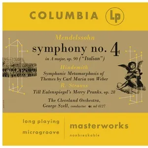 Ca nhạc Mendelssohn: Symphony No. 4 - Hindemith: Symphonic Metamorphosis - Strauss: Till Elenspiegel, Op. 28 - George Szell