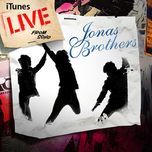 shelf (live) - jonas brothers