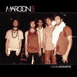  this love (acoustic live) - maroon 5