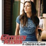 if i could do it all again - gretchen wilson