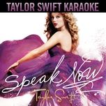sparks fly (karaoke version) - taylor swift