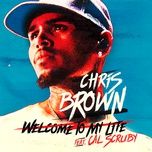 welcome to my life - chris brown, cal scruby