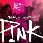 what about us (tiesto's aftr:hrs remix) - p!nk