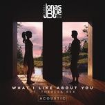 what i like about you (acoustic) - jonas blue, theresa rex