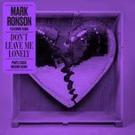 don't leave me lonely (purple disco machine remix) - mark ronson, yebba, purple disco machine