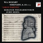 serenade no. 10 in b-flat major, k. 361 gran partita: iv. menuetto. allegretto - trio i - trio ii - zubin mehta, mozart, berliner philharmonisches blaserensemble