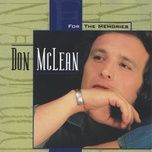 i can't help it (if i'm still in love with you) - don mclean