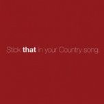 stick that in your country song - eric church