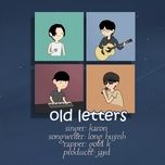 old letters - karon, gold k