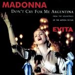 don't cry for me argentina (miami spanglish mix edit) - madonna