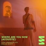 Nghe nhạc Where Are You Now (Acoustic) - Lost Frequencies, Calum Scott
