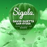 living without you (acoustic) - sigala, david guetta, sam ryder