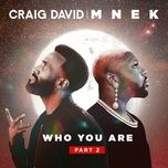 who you are (part 2) - craig david, mnek