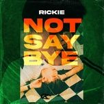 not say bye - rickie