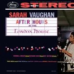 detour ahead (live at the london house, chicago, 1958) - sarah vaughan