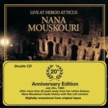 pame mia volta sto fengari (live at herod atticus theatre / 1984) - nana mouskouri