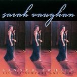 that's all (live) - sarah vaughan