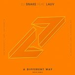 a different way (noizu remix) - dj snake, lauv