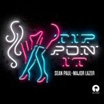 tip pon it - sean paul, major lazer