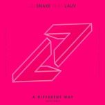 a different way (kayzo remix) - dj snake, lauv