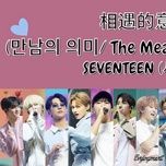 the meaning of meeting / 相遇的意义 - seventeen