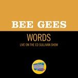 words (live on the ed sullivan show, march 17, 1968) - bee gees