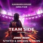 team side (zanov remix) (synth & drums stems) master - alan walker