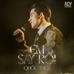 em say roi (live cover) - quoc thien