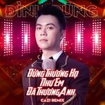 dung thuong ho nhu em da thuong anh (cazi remix) - dinh dung