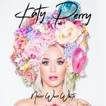 never worn white - katy perry