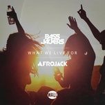 what we live for - bassjackers, afrojack