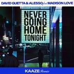 never going home tonight (kaaze remix) - david guetta, alesso, kaaze, madison love