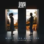 what i like about you - jonas blue, theresa rex