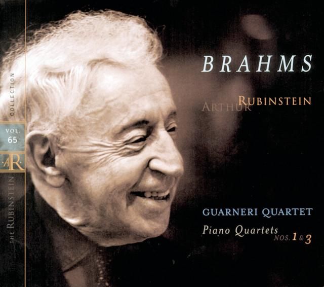 piano quartet no. 3 in c minor, op. 60: i. allegro ma non troppo - johannes brahms, arthur rubinstein, guarneri quartet