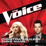 the prayer (the voice performance) - christina aguilera, chris mann