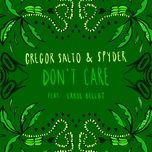 don't care - gregor salto, spyder