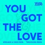 you got the love (twocolors remix extended mix) - never sleeps, afrojack, chico rose, twocolors