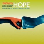 hope (benny page & dope ammo remix) - sigma, carla marie, beenie man