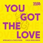 you got the love (chico rose remix extended mix) - never sleeps, afrojack, chico rose